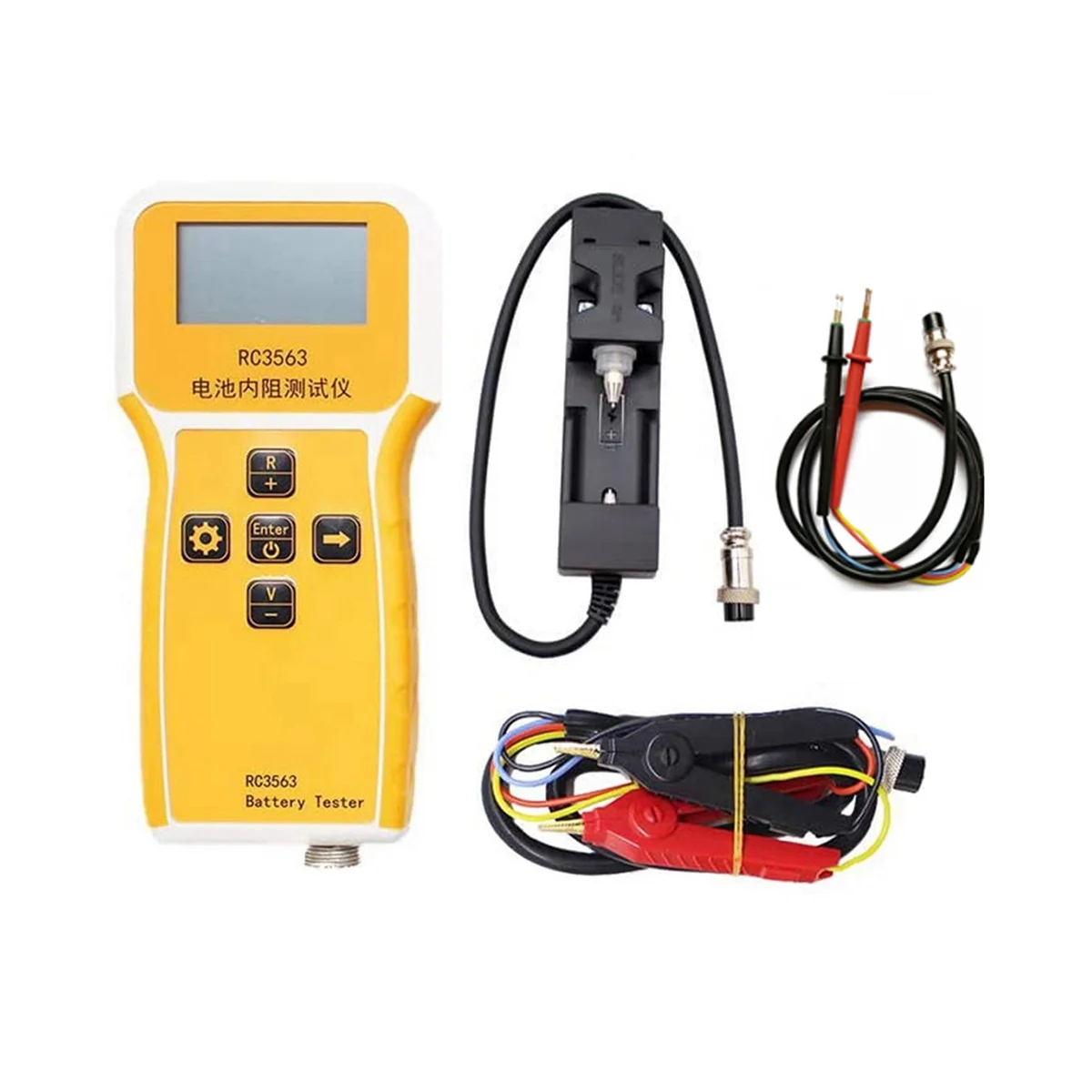 RC3563 Battery Internal Resistance Voltage 3-Digit Battery Tester True Four-Wire AC Lithium Battery Detector(B)
RC3563 Battery Internal Resistance Voltage 3-Digit Battery Tester True Four-Wire AC Lithium Battery Detector(B)