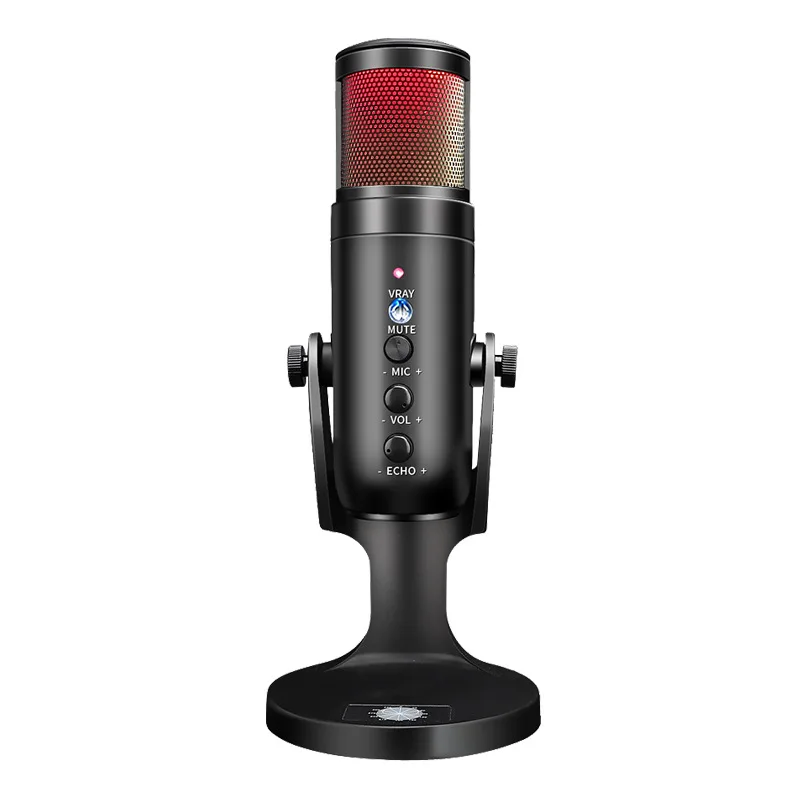 

New Gaming Microphone PC Computer Voice Recording DJ Mic For Live Karaoke Gamer Noise Canceling Microphones Studio Equipments