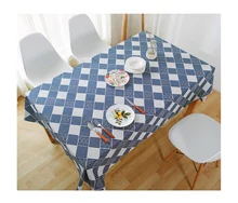 Cotton Linen Tablecloths, Waterproof Table Covers Plaid And Stripes Blue White Dining Table Coffee Table Deco
Cotton Linen Tablecloths, Waterproof Table Covers Plaid And Stripes Blue White Dining Table Coffee Table Deco