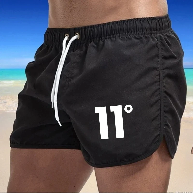 

2024 New Hot Summer Swim Trunks Sport Gym Running Shorts Male Beachwear Luxury Beach Shorts Quick Dry Mens Siwmwear Board Briefs