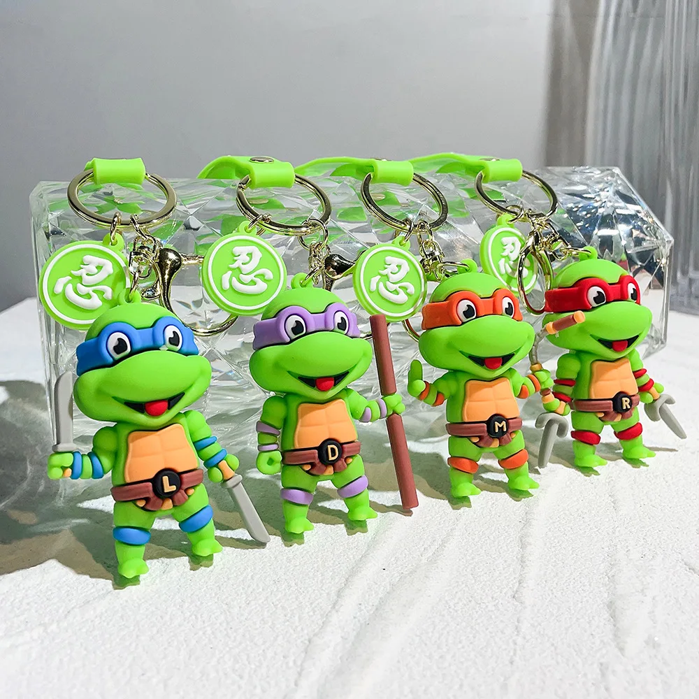 Cute Anime Ninja Turtles Keychain Key Chain Car Key Ring Accessories Schoolbag Pendant for Student Kids Adults Birthday Gifts
Cute Anime Ninja Turtles Keychain Key Chain Car Key Ring Accessories Schoolbag Pendant for Student Kids Adults Birthday Gifts