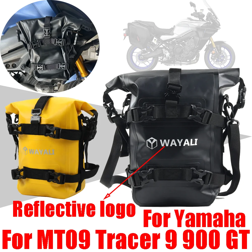 

Waterproof Tool Storage Travel Bag For Yamaha MT09 MT-09 Tracer 9 900 GT 9GT 900GT Accessories Frame Crash Bars Luggage Bags
