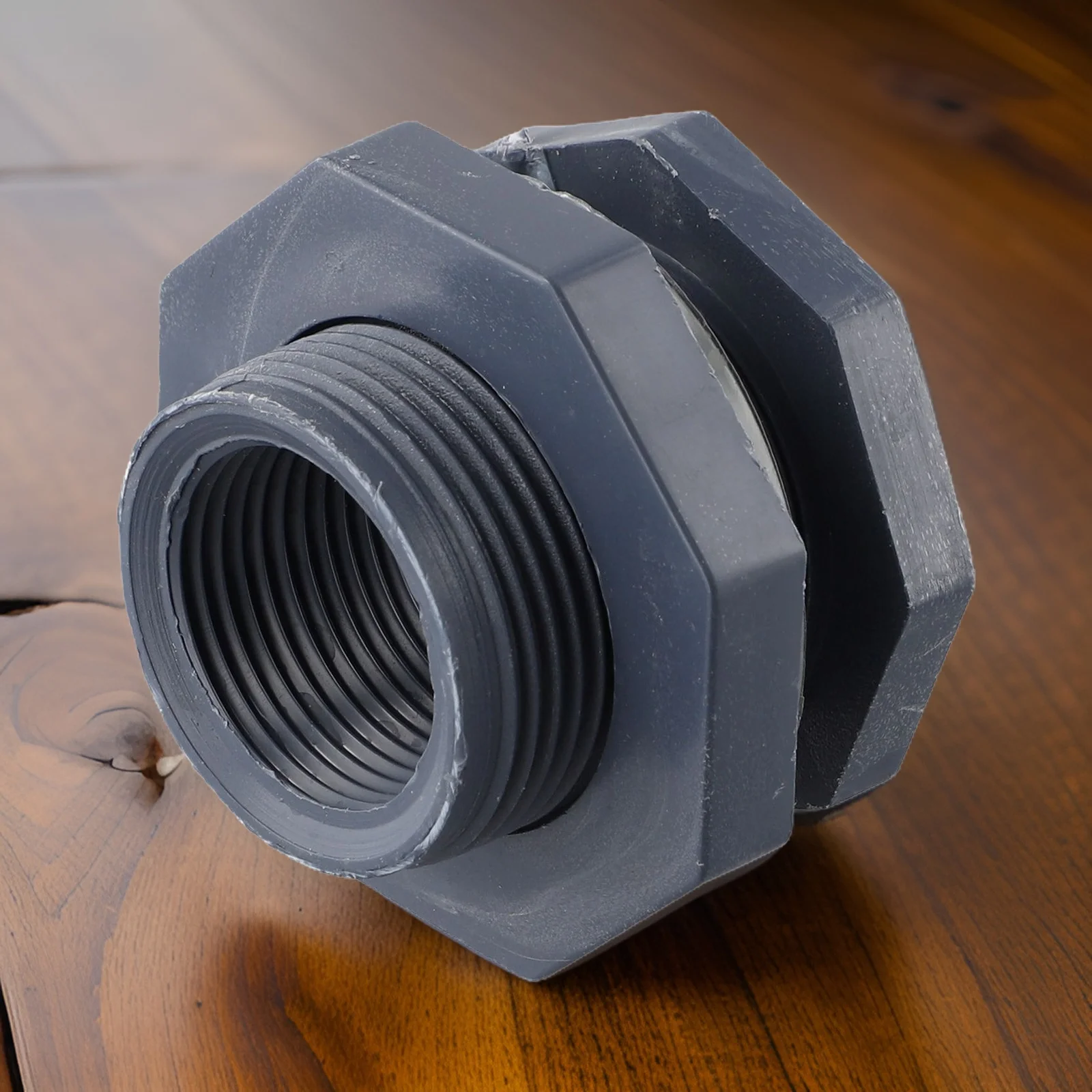 PVC Plastic Internal Thread Bulkhead Fitting Commercial Grade Applicable for Garden Sockets and Water Tank Joints
PVC Plastic Internal Thread Bulkhead Fitting Commercial Grade Applicable for Garden Sockets and Water Tank Joints