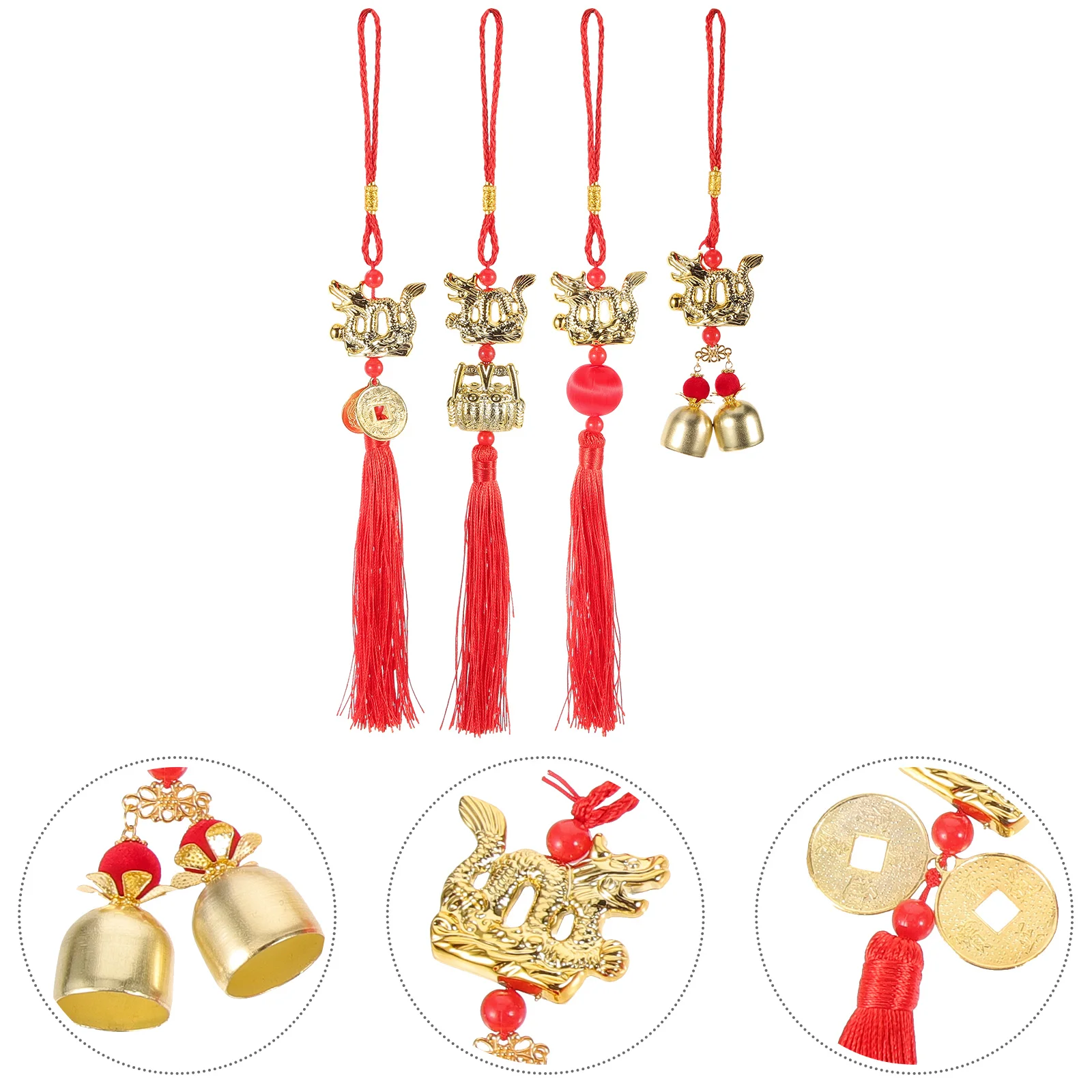 Chinese Style Tassel Dragon Pendant Pendant For Car Hanging Pendant Bonsai New Year Decorations (Mixed Style)
Chinese Style Tassel Dragon Pendant Pendant For Car Hanging Pendant Bonsai New Year Decorations (Mixed Style)