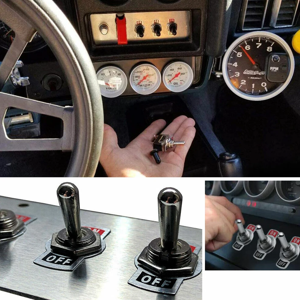Rocker Switch Toggle Switch Office Outdoor Garden Marine Metal+Plastic Parts Replacements Weatherproof 12 Volt
Rocker Switch Toggle Switch Office Outdoor Garden Marine Metal+Plastic Parts Replacements Weatherproof 12 Volt