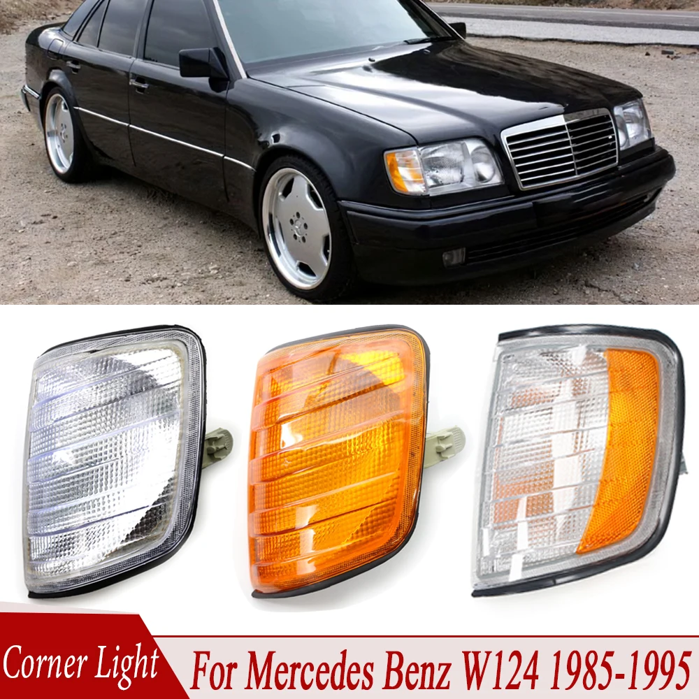 

Car Corner Light Front Turn Signal Indicator Lamp for Mercedes Benz E Class W124 1985-1994 1995 1996 1248261243 1248261143