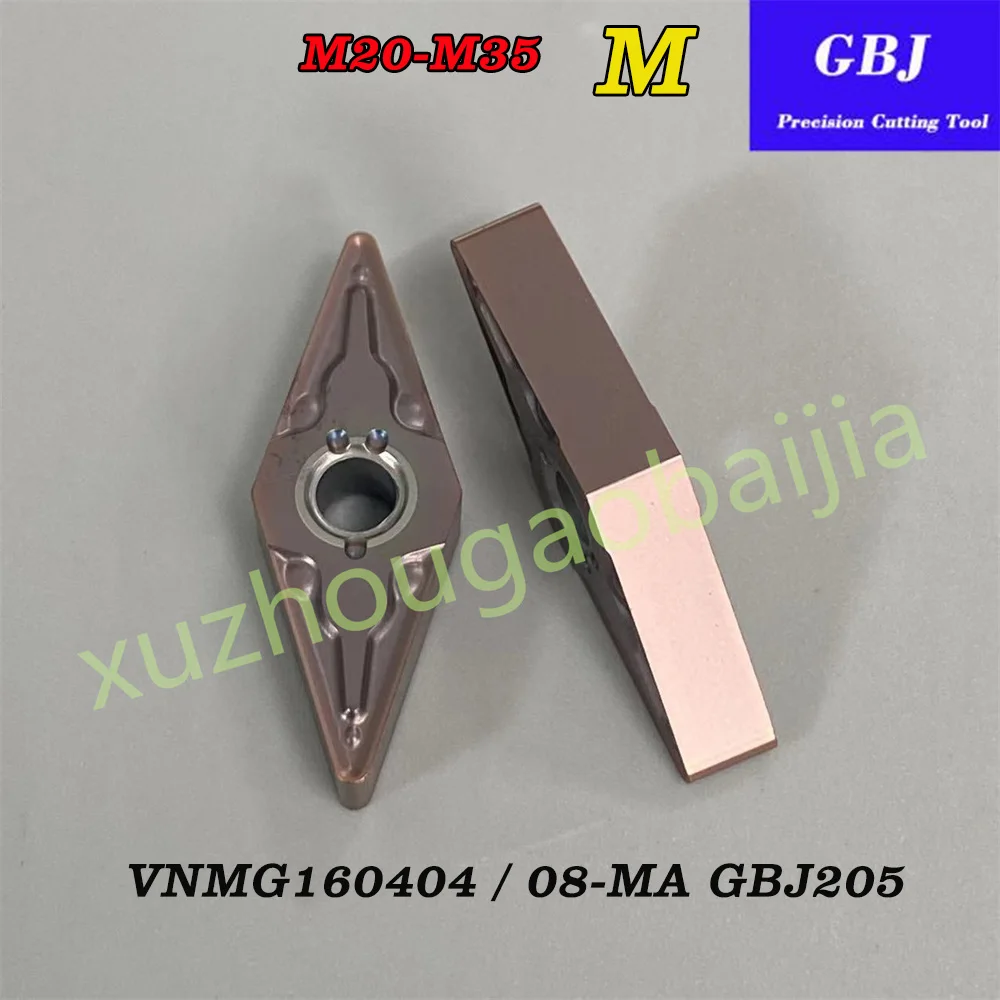GBJ-CNC VNMG160404-MA VNMG160408-MA GBJ205 VNMG 331-MA 332-MA Stainless steel Turning insert High quality 35 degree tip
GBJ-CNC VNMG160404-MA VNMG160408-MA GBJ205 VNMG 331-MA 332-MA Stainless steel Turning insert High quality 35 degree tip