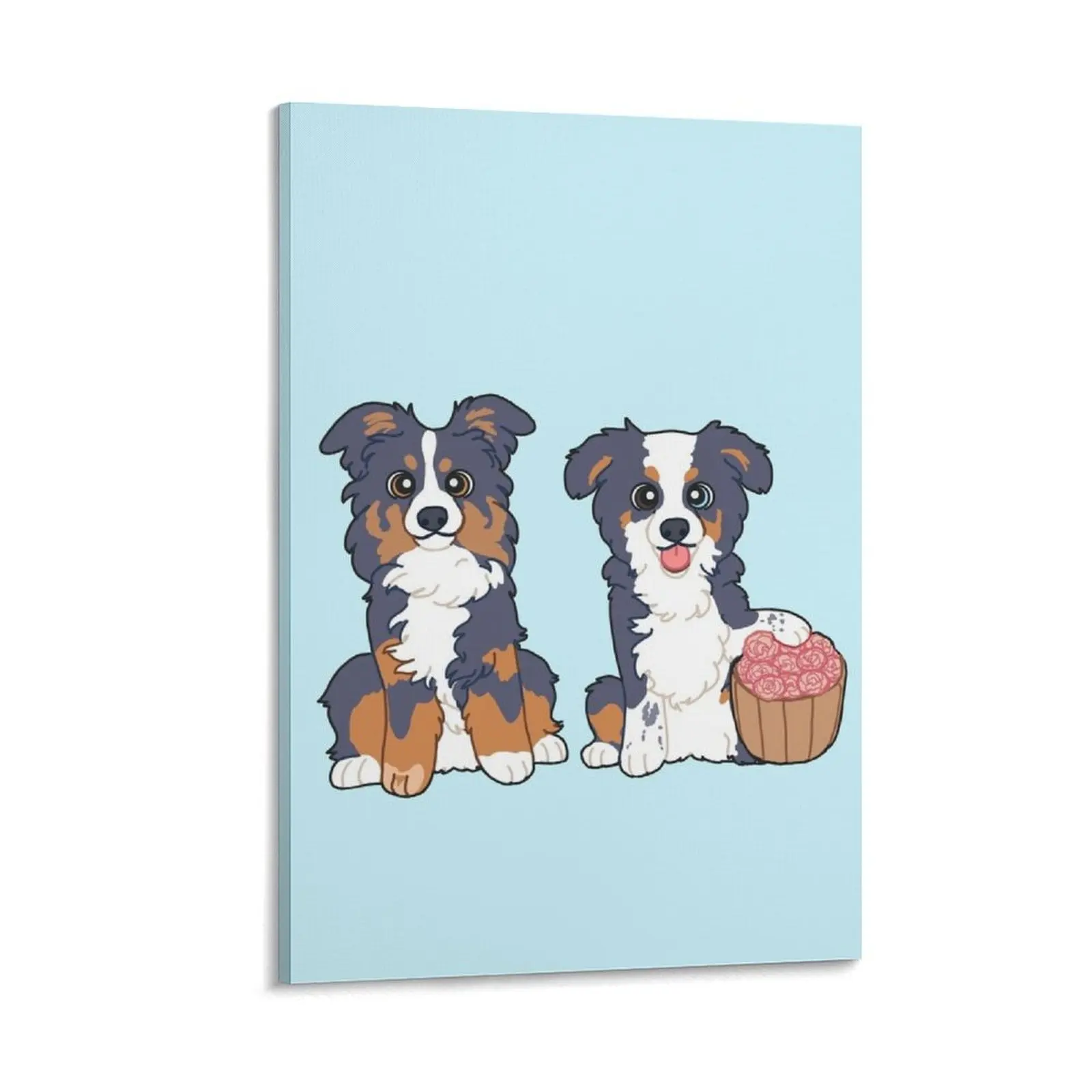 Black tri Aussies - Commission for Jessi Canvas Painting posters wall art canvas painting home decor
Black tri Aussies - Commission for Jessi Canvas Painting posters wall art canvas painting home decor