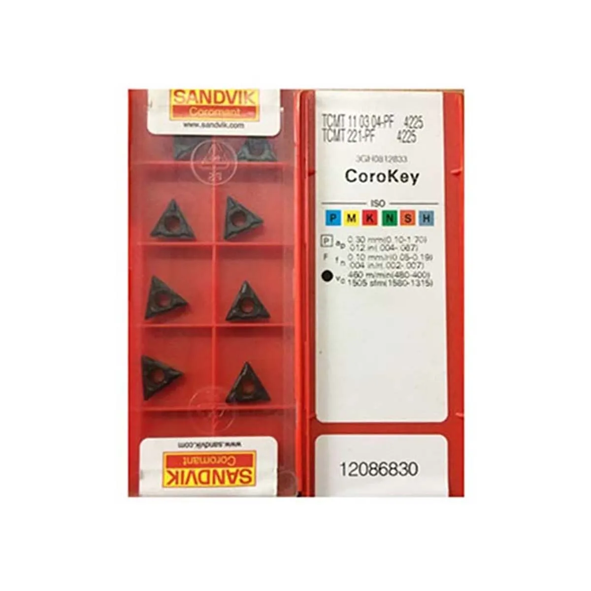 Sandvik Coromant 100% оригинальные TCMT TCMT11 TCMT110304 PF 4225 твердосплавные режущие пластины для обточки средней отделки, поворотные инструменты
Sandvik Coromant 100% оригинальные TCMT TCMT11 TCMT110304 PF 4225 твердосплавные режущие пластины для обточки средней отделки, поворотные инструменты