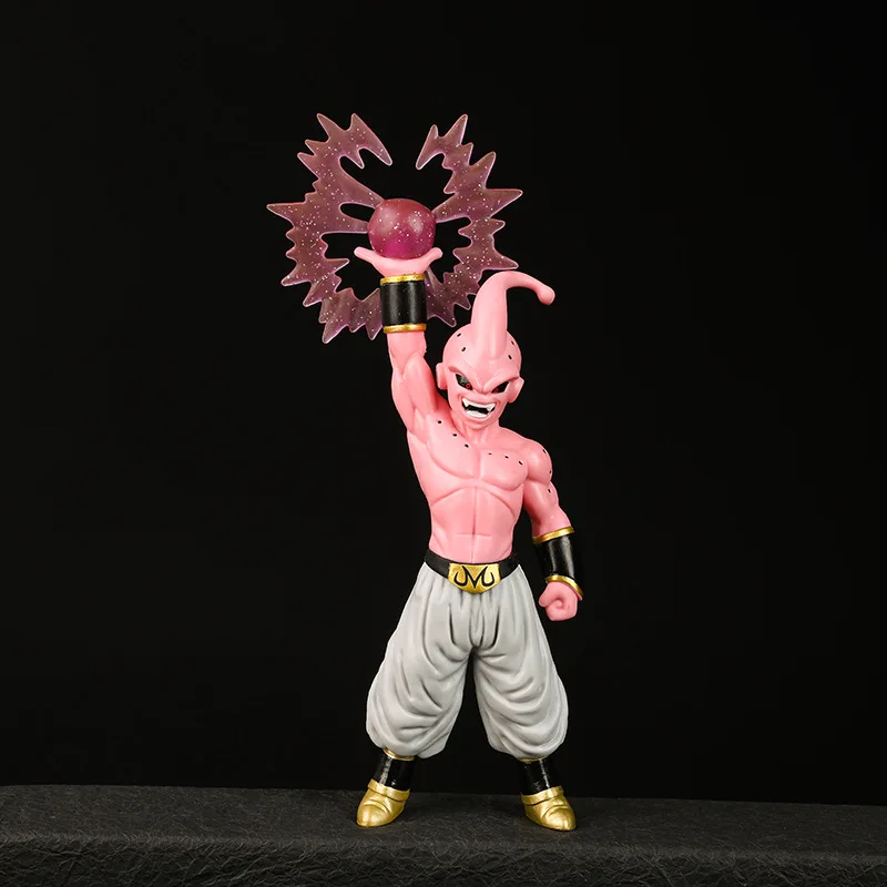 

20cm Bandai Dragon Ball Goku Buu Anime Figure Super Buu Figurine PVC Action Figures GK Statue Model Doll Collection Toy Gift Kid