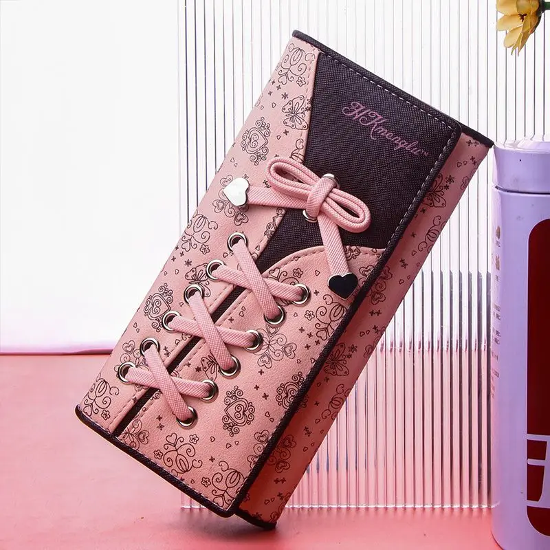 Korean Fashion Casual PU Leather Women Long Wallet Multi-functional Coin Purse Card Holders Clutch Female Wallets Bow Purse
Korean Fashion Casual PU Leather Women Long Wallet Multi-functional Coin Purse Card Holders Clutch Female Wallets Bow Purse