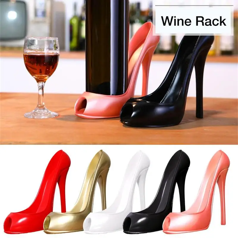 Wine Bottle Holder Heel Shoe Stylish 8 Inch Tall Wine Rack High Heel Statue Sculptures Kitchen Bar Decor Gift Basket Accessory
Wine Bottle Holder Heel Shoe Stylish 8 Inch Tall Wine Rack High Heel Statue Sculptures Kitchen Bar Decor Gift Basket Accessory