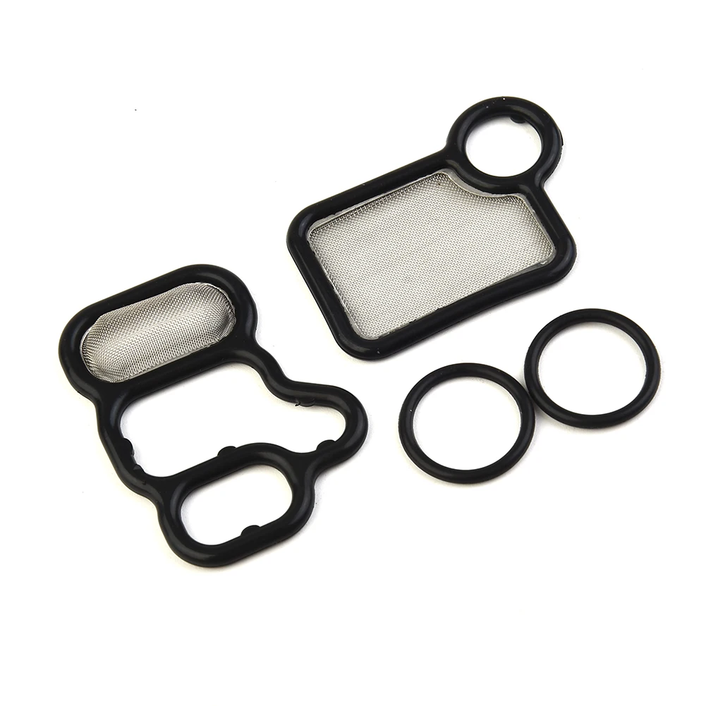 

Durable High Quality New Solenoid Spool Valve Gasket Replacement Set 15815-RAA-A02 15832-PNA-003 4Pcs 91319-PAA-A01 Element