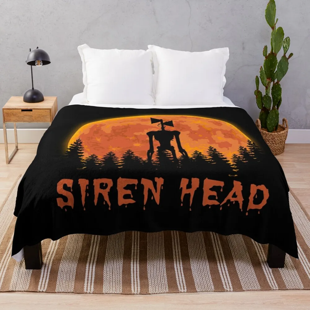 

Siren Head Throw Blanket blankets and throws Plaid Furry Blanket Blanket Luxury