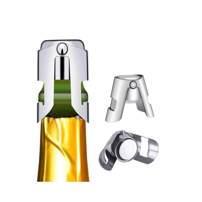 Stainless Steel Champagne Stopper, Bottle Stopper Button, Anti-Skid, Leak Reusable Vacuum Sealer, Bottle Plug
Stainless Steel Champagne Stopper, Bottle Stopper Button, Anti-Skid, Leak Reusable Vacuum Sealer, Bottle Plug