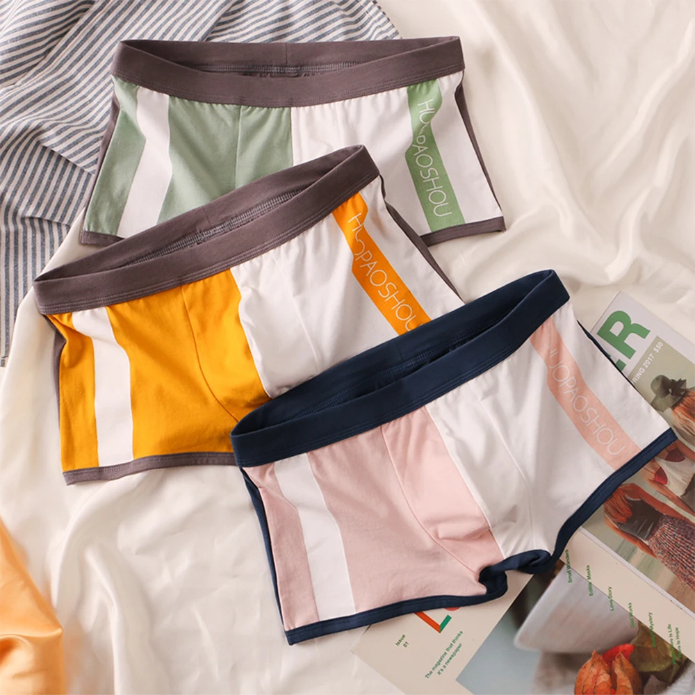 Boxershorts Men Fashion Contrasting Color Underwear Breathable Shorts U Convex Pouch Boxer Briefs Underpant Elasticity Slips
Boxershorts Men Fashion Contrasting Color Underwear Breathable Shorts U Convex Pouch Boxer Briefs Underpant Elasticity Slips