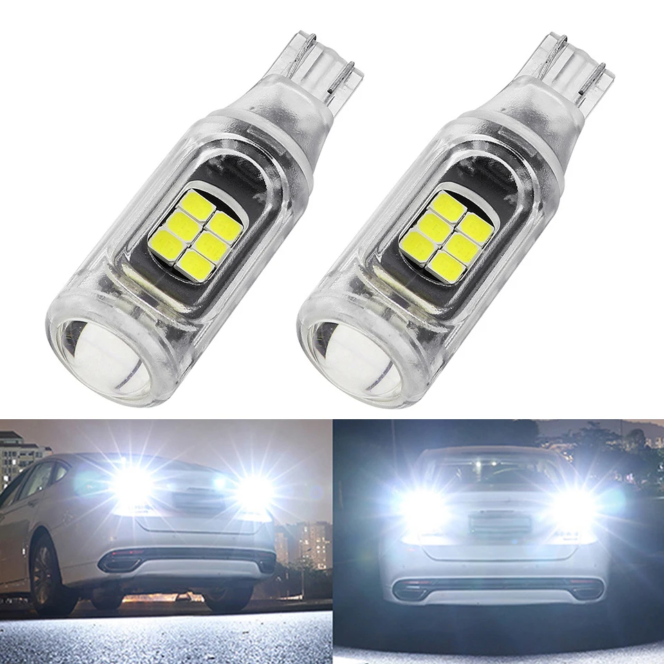 2x Super Bright Reverse Back Parking Lamps T15 LED W16W Car Light Bulb 920 921 600LM Canbus Auto Polarity Free White 6000K 12V 
2x Super Bright Reverse Back Parking Lamps T15 LED W16W Car Light Bulb 920 921 600LM Canbus Auto Polarity Free White 6000K 12V