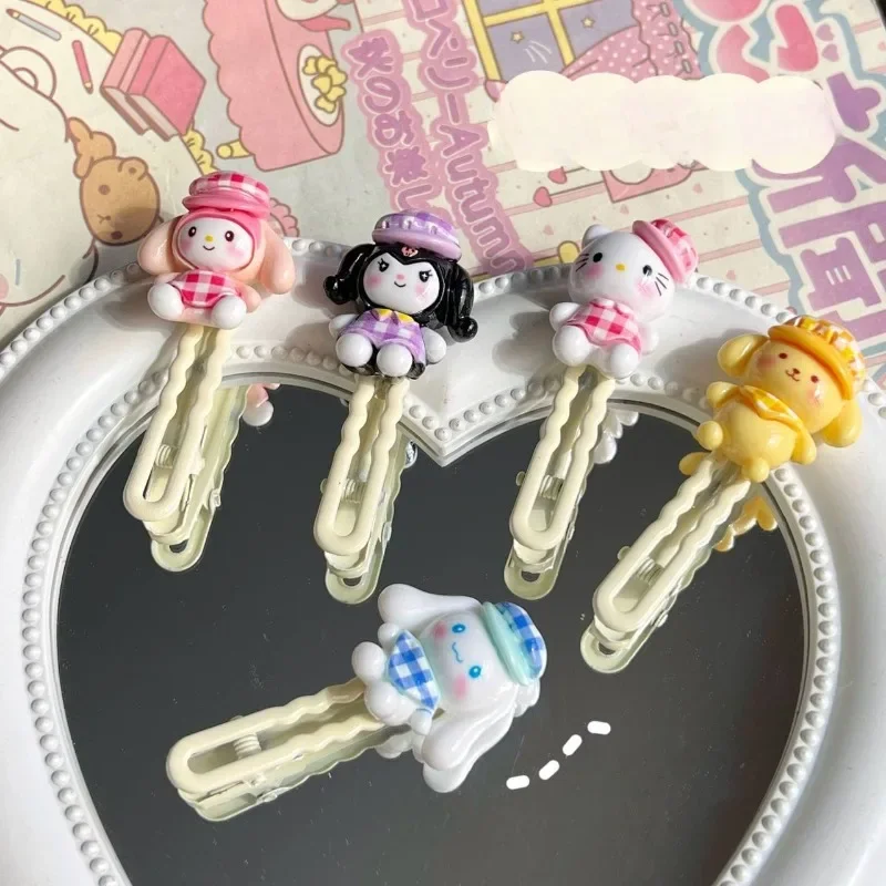 Kawaii Sanrio Anime Kuromi Hair Clip Hello Kitty Cute Cartoon Cinnamoroll Simplicity Pompompurin Fashions My Melody Holiday Gift
Kawaii Sanrio Anime Kuromi Hair Clip Hello Kitty Cute Cartoon Cinnamoroll Simplicity Pompompurin Fashions My Melody Holiday Gift