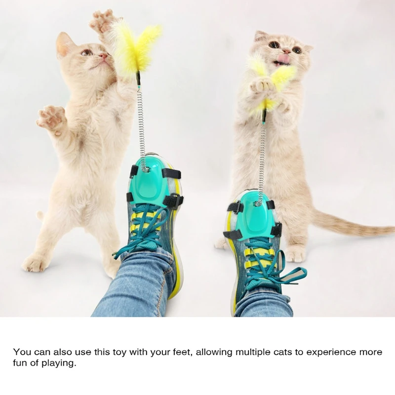 Funny Cats Foot Kicking Spring Feather Pet Interactive Indoor Kitten Playing Toy
Funny Cats Foot Kicking Spring Feather Pet Interactive Indoor Kitten Playing Toy
