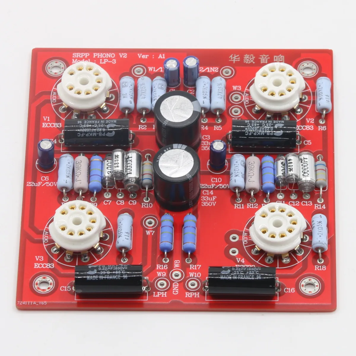 

Based on Audio Note ECC83 Vacuum Tube SRPP MM Phono Amplifier Board Kit & Assemble