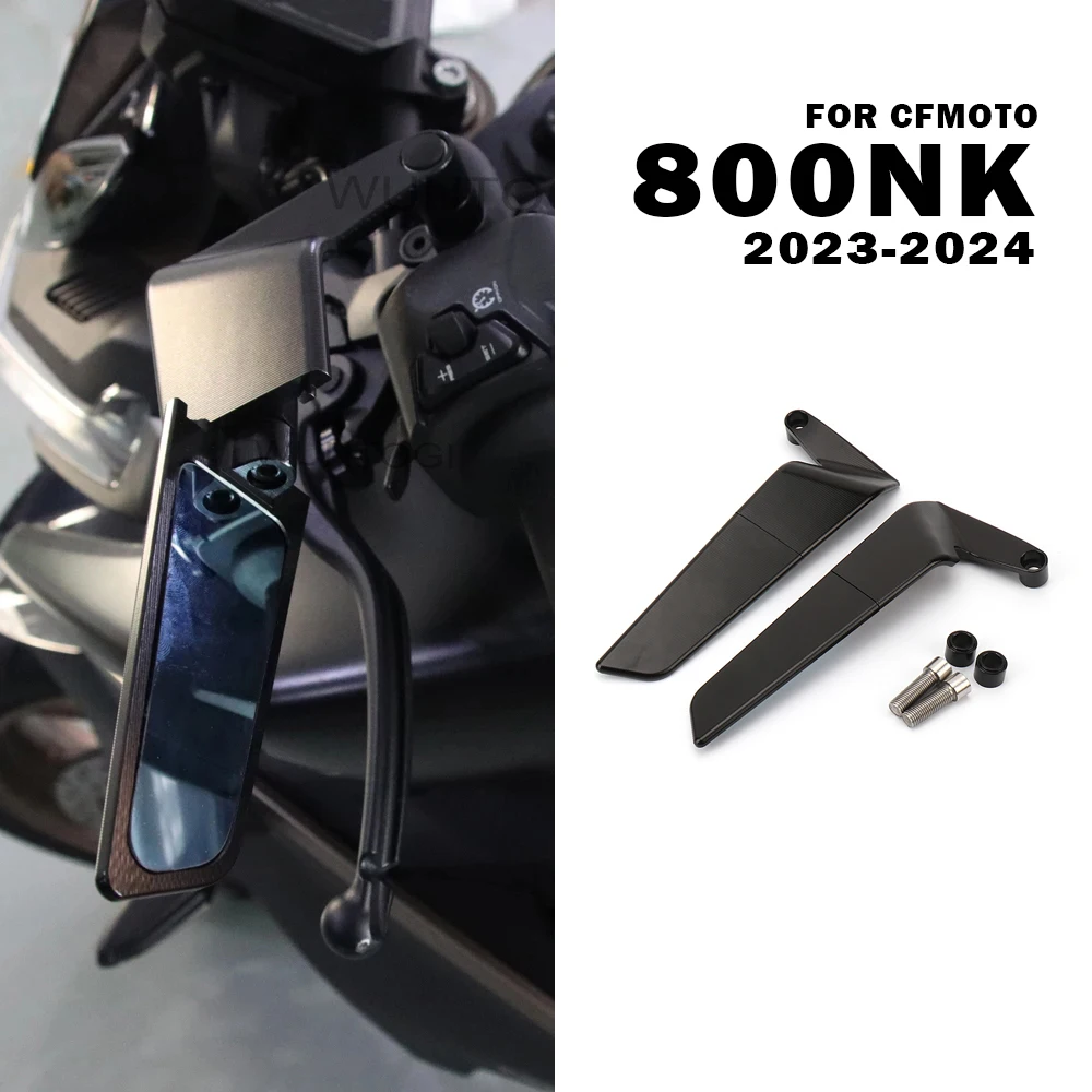 800NK Accessories for CFMOTO 800 NK 2023 2024 Motorcycle Rearview Mirror New Adjustable Winglet Stealth Wind Wing Aluminum
800NK Accessories for CFMOTO 800 NK 2023 2024 Motorcycle Rearview Mirror New Adjustable Winglet Stealth Wind Wing Aluminum