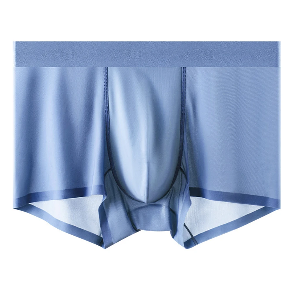 Sexy Men Ice Silk Boxer Seamless Briefs Bugle Pouch Underwear Loose Shorts Trunks Thin Breathable Underpants Casual Lingerie
Sexy Men Ice Silk Boxer Seamless Briefs Bugle Pouch Underwear Loose Shorts Trunks Thin Breathable Underpants Casual Lingerie