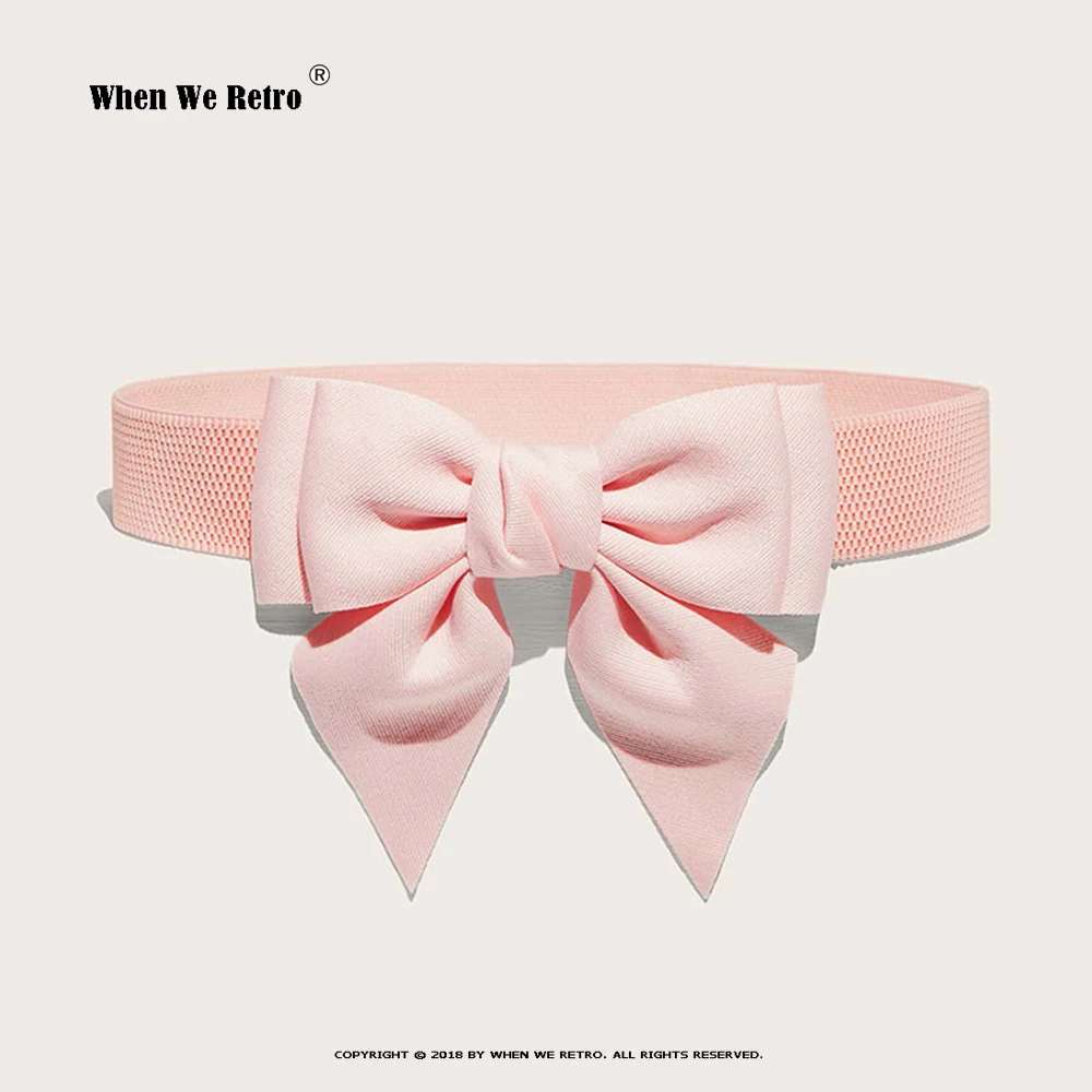 2022 Vintage Fashion Women Waist Belt VD1575 Elastic ceinture femme Black White Pink Belts with Bow
2022 Vintage Fashion Women Waist Belt VD1575 Elastic ceinture femme Black White Pink Belts with Bow