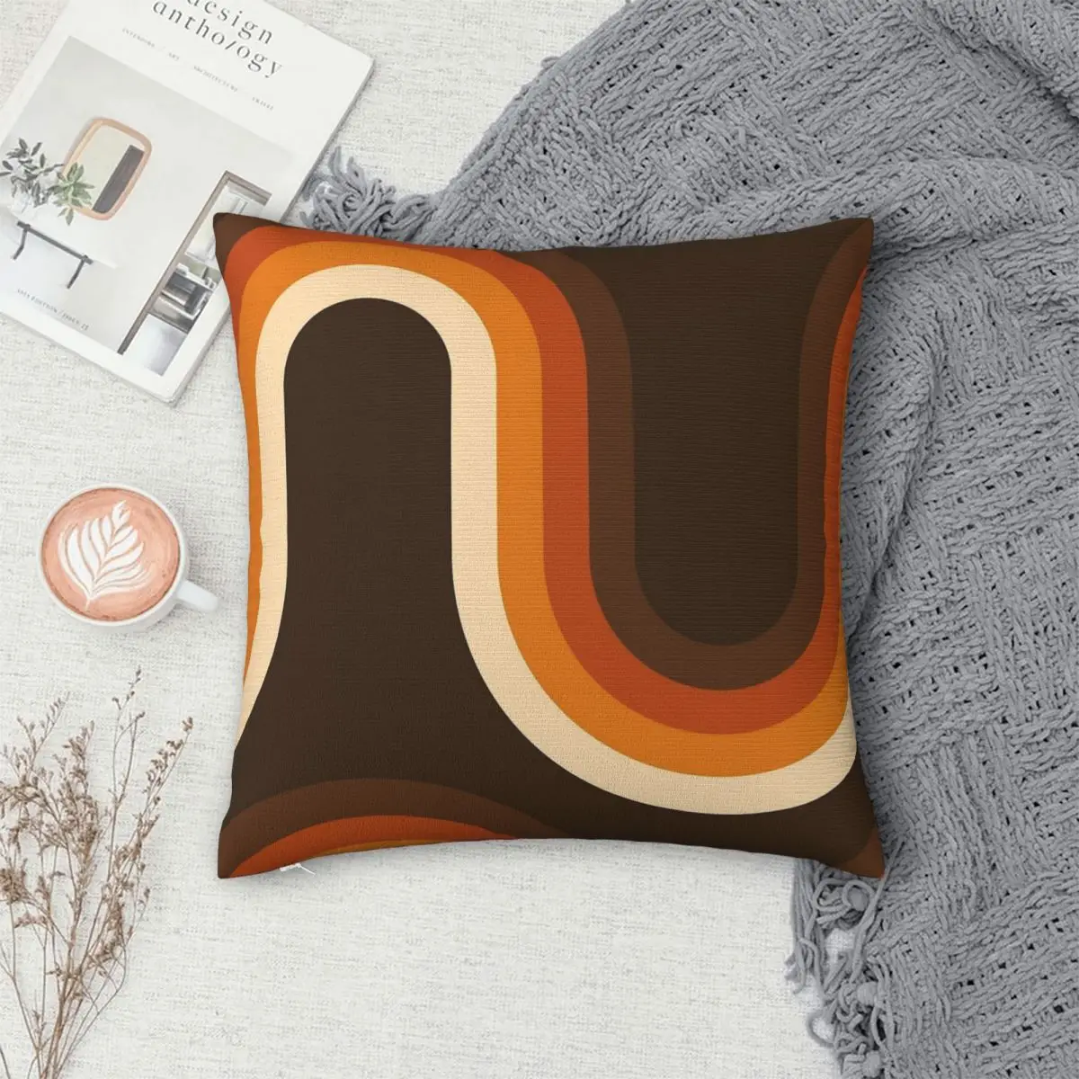 70s Pattern Orange And Brown Waves Pillowcase Polyester Pillows Cover Cushion Comfort Throw Pillow Sofa Decorative Cushions Used
70s Pattern Orange And Brown Waves Pillowcase Polyester Pillows Cover Cushion Comfort Throw Pillow Sofa Decorative Cushions Used