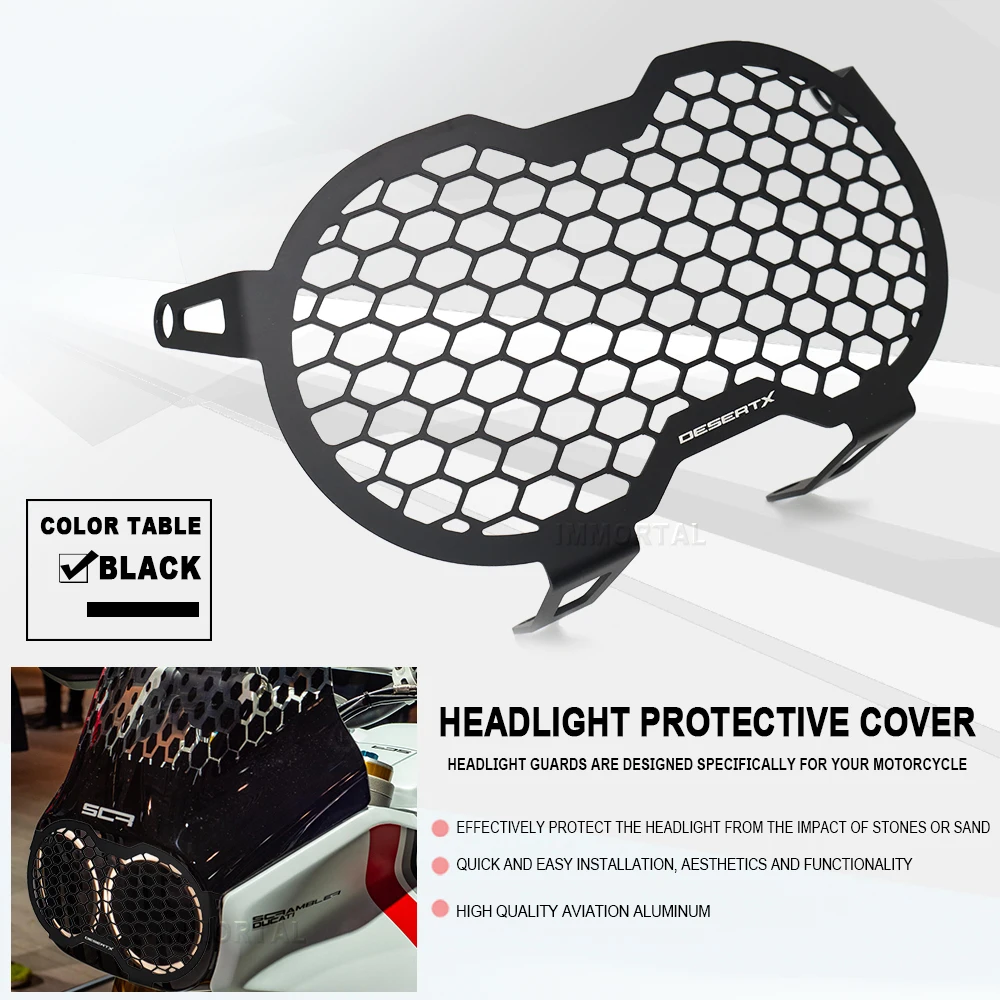 Headlight Guard Headlight Protector Cover Motorcycle Headlight Grille Protector For Ducati DesertX Adventure Desert X 2022 2023
Headlight Guard Headlight Protector Cover Motorcycle Headlight Grille Protector For Ducati DesertX Adventure Desert X 2022 2023
