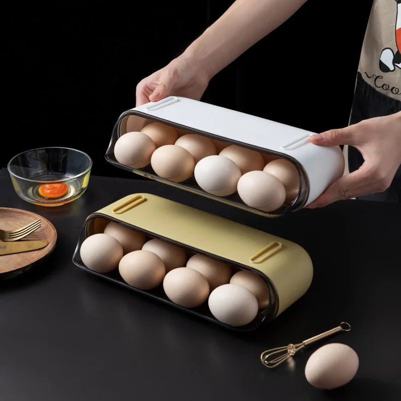 Fridge Egg Storage Box 12 Grid Egg Holder Case Kitchen Cabinet Egg Storage Rack Space Saving Shelf Organizer Container Slide Egg
Fridge Egg Storage Box 12 Grid Egg Holder Case Kitchen Cabinet Egg Storage Rack Space Saving Shelf Organizer Container Slide Egg