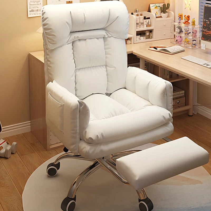 Cute Comfortable Office Chair Desk White Recliner Office Chair Work Mobile Cadeiras De Escritorio Office Furniture
Cute Comfortable Office Chair Desk White Recliner Office Chair Work Mobile Cadeiras De Escritorio Office Furniture
