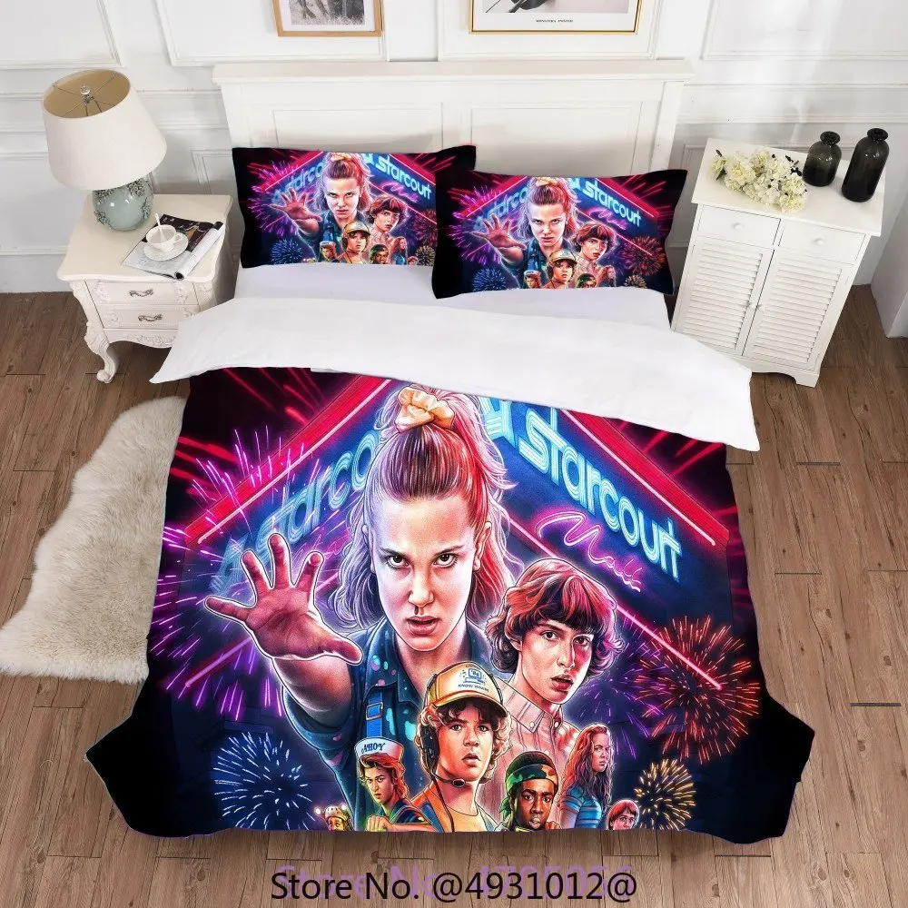 Anime Stranger Things Season 3D Bedding Sets Hot Fashion Horror Movie Printed Duvet Cover Set Single Double King Size Kids Gift
Anime Stranger Things Season 3D Bedding Sets Hot Fashion Horror Movie Printed Duvet Cover Set Single Double King Size Kids Gift