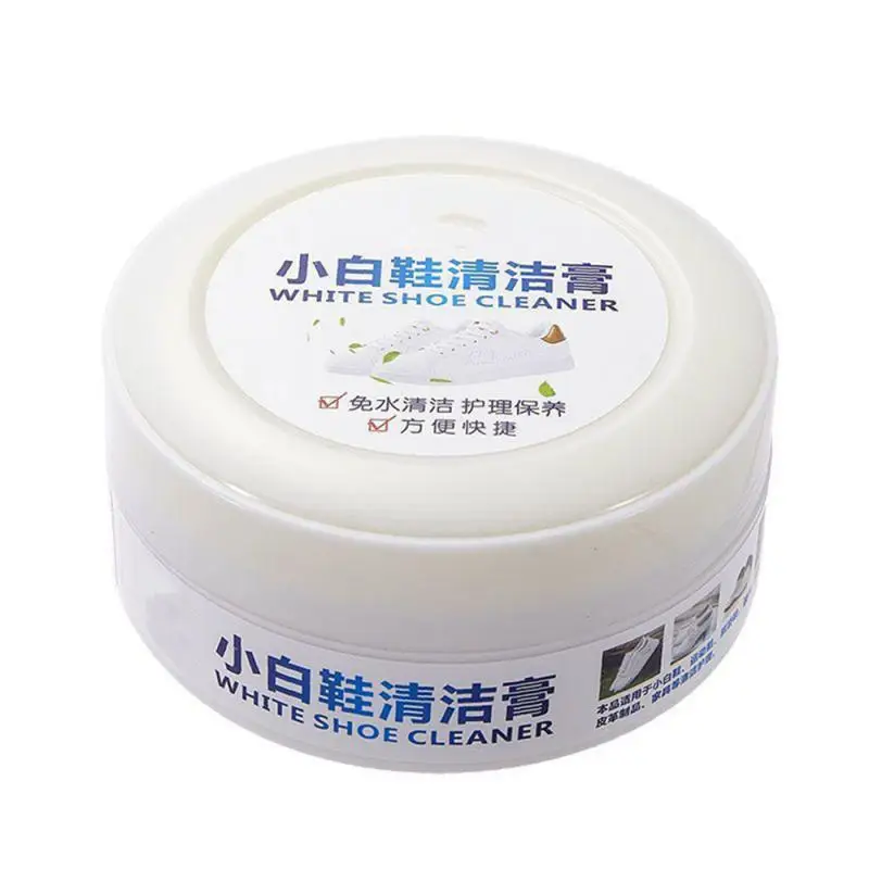White Shoe Cleanning Cream Multifunctional Shoe Cleaner Household Sports Shoes Canvas Cleaner Cleaning Tools With Wipe Sponge
White Shoe Cleanning Cream Multifunctional Shoe Cleaner Household Sports Shoes Canvas Cleaner Cleaning Tools With Wipe Sponge