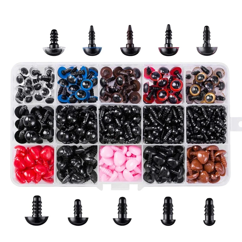 752PCS Safety Eyes And Noses For Amigurumi Stuffed Crochet Eyes With Washers Craft Doll Eyes For Amigurumi Teddy Bear
752PCS Safety Eyes And Noses For Amigurumi Stuffed Crochet Eyes With Washers Craft Doll Eyes For Amigurumi Teddy Bear
