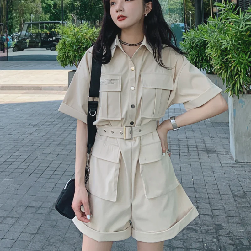 Short Sleeve Jumpsuit for Women Girl Romper Playsuit Summer Outfits 2023 Fashion Clothes Vintage Overall Shorts Clothing
Short Sleeve Jumpsuit for Women Girl Romper Playsuit Summer Outfits 2023 Fashion Clothes Vintage Overall Shorts Clothing