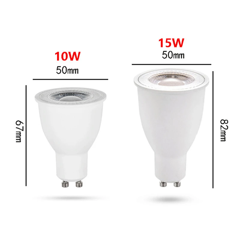 5PCS 10PCS/Lot High Brightness 10W 15W GU10 Led Spotlight 110V 220V AC LED Bombilla Energy Saving Light for Living Kitchen
5PCS 10PCS/Lot High Brightness 10W 15W GU10 Led Spotlight 110V 220V AC LED Bombilla Energy Saving Light for Living Kitchen