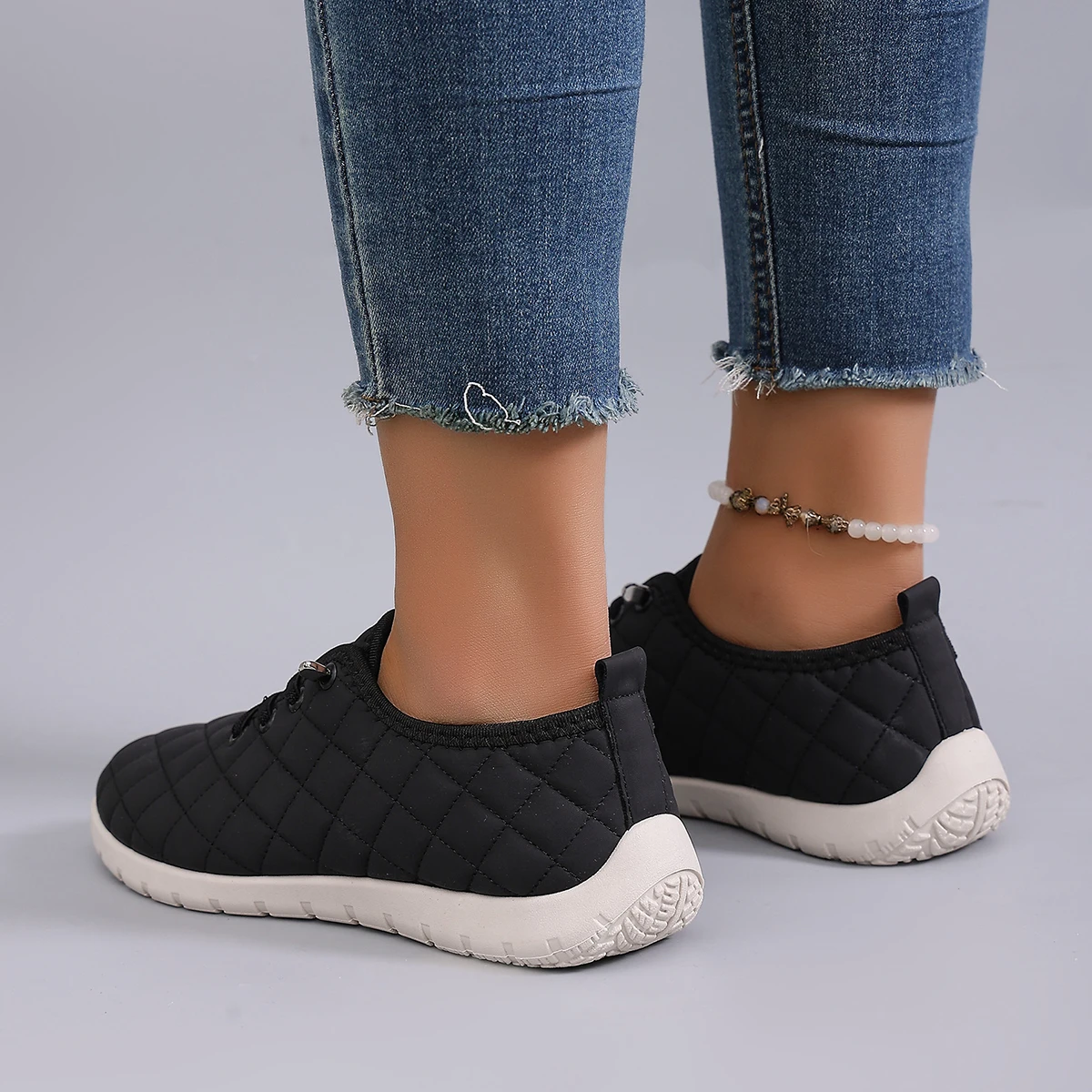 أحذية رياضية نسائية جديدة للربيع، عصرية، قابلة للتنفس، خفيفة الوزن، مضادة للانزلاق، مقاومة للتآكل، أحذية رياضية كاجوال، أحذية مسطحة أحذية رياضية نسائية جديدة للربيع، عصرية، قابلة للتنفس، خفيفة الوزن، مضادة للانزلاق، مقاومة للتآكل، أحذية رياضية كاجوال، أحذية مسطحة