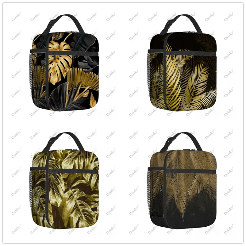 Gold Leaf Portable Aluminum Foil Thickened Insulated Insulated Lunch Bag Waterproof Insulated Lunch Tote Bag
Gold Leaf Portable Aluminum Foil Thickened Insulated Insulated Lunch Bag Waterproof Insulated Lunch Tote Bag