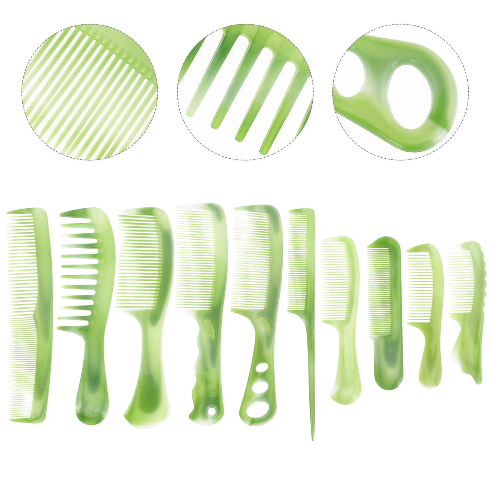 10-pack Hair Combs Haircut Plastic for Curly Styling Women Fine and Wide Tooth Miss Man Suit
10-pack Hair Combs Haircut Plastic for Curly Styling Women Fine and Wide Tooth Miss Man Suit