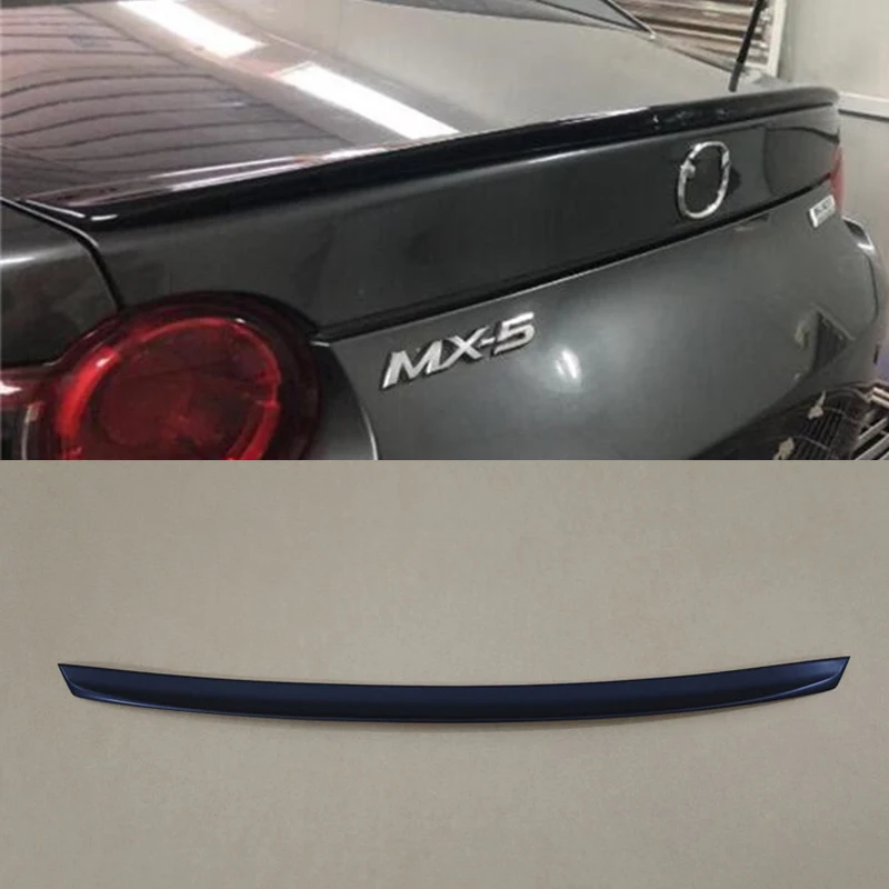 

For Soft Glue Spoiler Accessories Mazda MX-5 ND Coupe Car Trunk Tail Wing Refit Body Kit MX5 2015-2021 Year