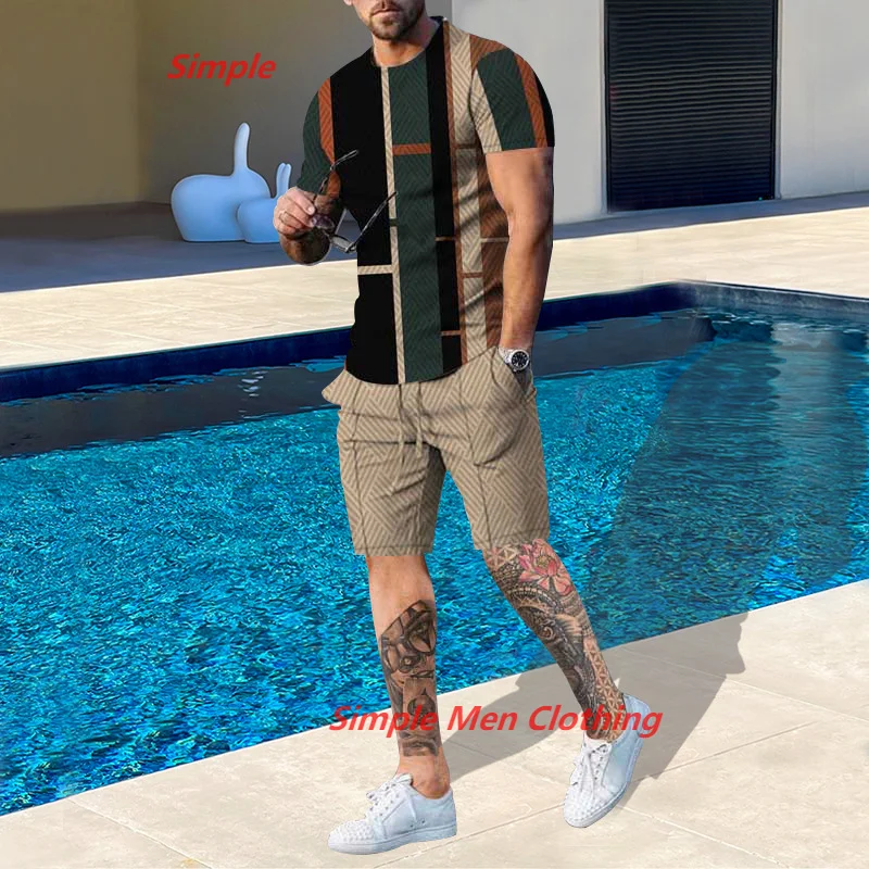 Summer Streetwear Men Tracksuit Set T-Shirt Shorts Set Casual Suit Fashion Outfit Male Oversized Streetwear Mens Clothing
Summer Streetwear Men Tracksuit Set T-Shirt Shorts Set Casual Suit Fashion Outfit Male Oversized Streetwear Mens Clothing