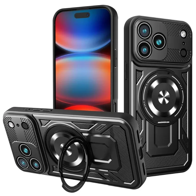 ARMOUR-X™ Heavy-Duty Shockproof Armor Case for iPhone With Ring Kickstand ARMOUR-X™ Heavy-Duty Shockproof Armor Case for iPhone With Ring Kickstand