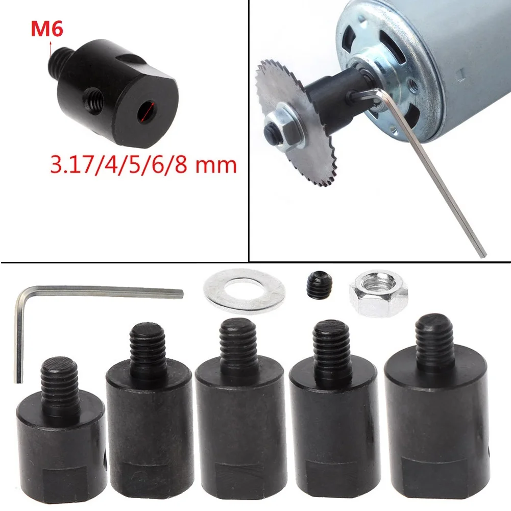 M6 Motor Shaft Coupler Motor Connector Saw Blade Coupling Sleeve Steel Motor Transmission Chuck Adapter 3.17mm 5mm 6mm 8mm
M6 Motor Shaft Coupler Motor Connector Saw Blade Coupling Sleeve Steel Motor Transmission Chuck Adapter 3.17mm 5mm 6mm 8mm