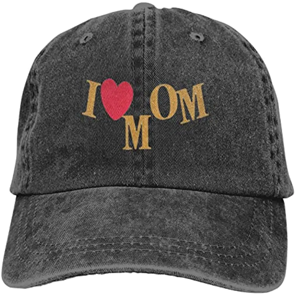 Love Mom Retro Adjustable Baseball Cap Cotton Denim Dad Hat Casquette Denim Cap Hat for Outdoor Black
Love Mom Retro Adjustable Baseball Cap Cotton Denim Dad Hat Casquette Denim Cap Hat for Outdoor Black