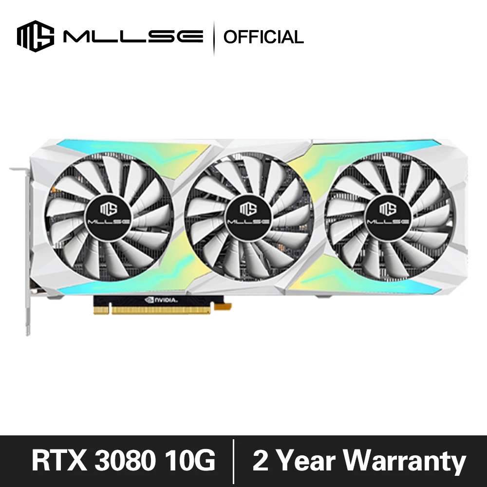 

MLLSE RTX 3080 10GB Video Card NVIDIA Game GPU 8Pin+8Pin GDDR6X 320bit HDMI*1 DP*3 PCI-E 4.0 x16 rtx3080 10gb Graphics Card