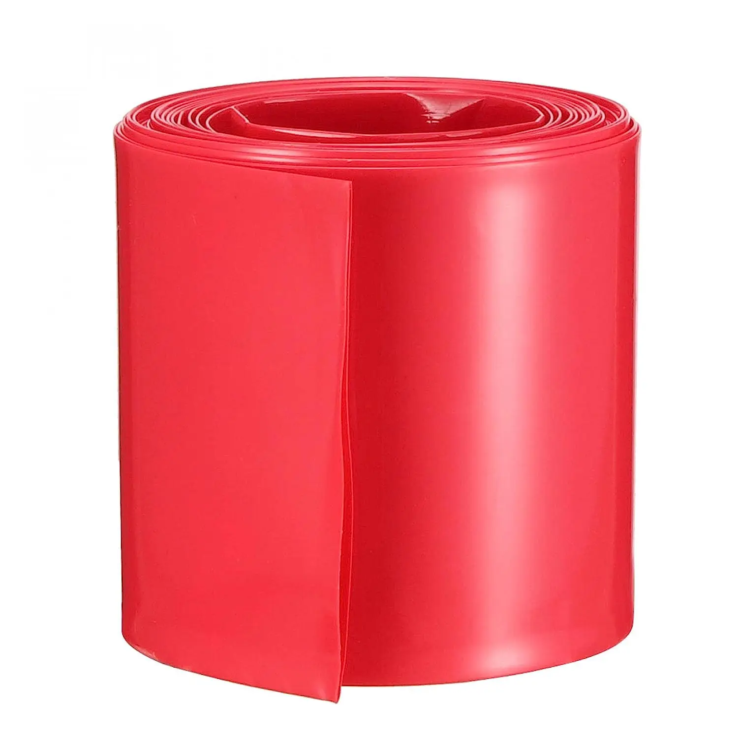 

Keszoox 43mm Flat PVC Heat Shrink Tubing Battery Wrap 2m Length for 26650 Battery Red