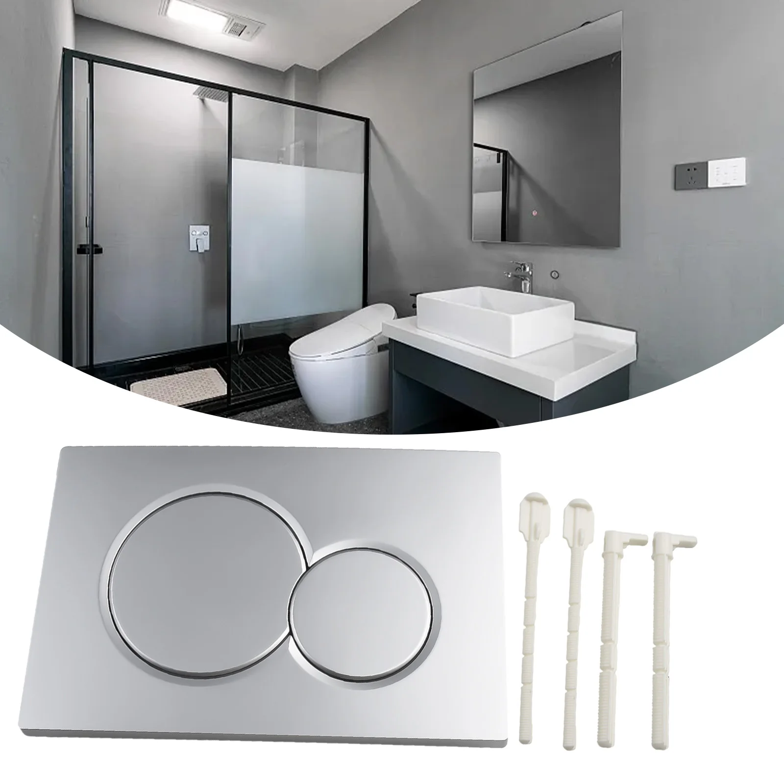 Plate Dual Flush Plate Silver For Cistern For Cistern 115.770.21.5 For Geberit Sigma01 Chrome High Quality Plastic Garden
Plate Dual Flush Plate Silver For Cistern For Cistern 115.770.21.5 For Geberit Sigma01 Chrome High Quality Plastic Garden