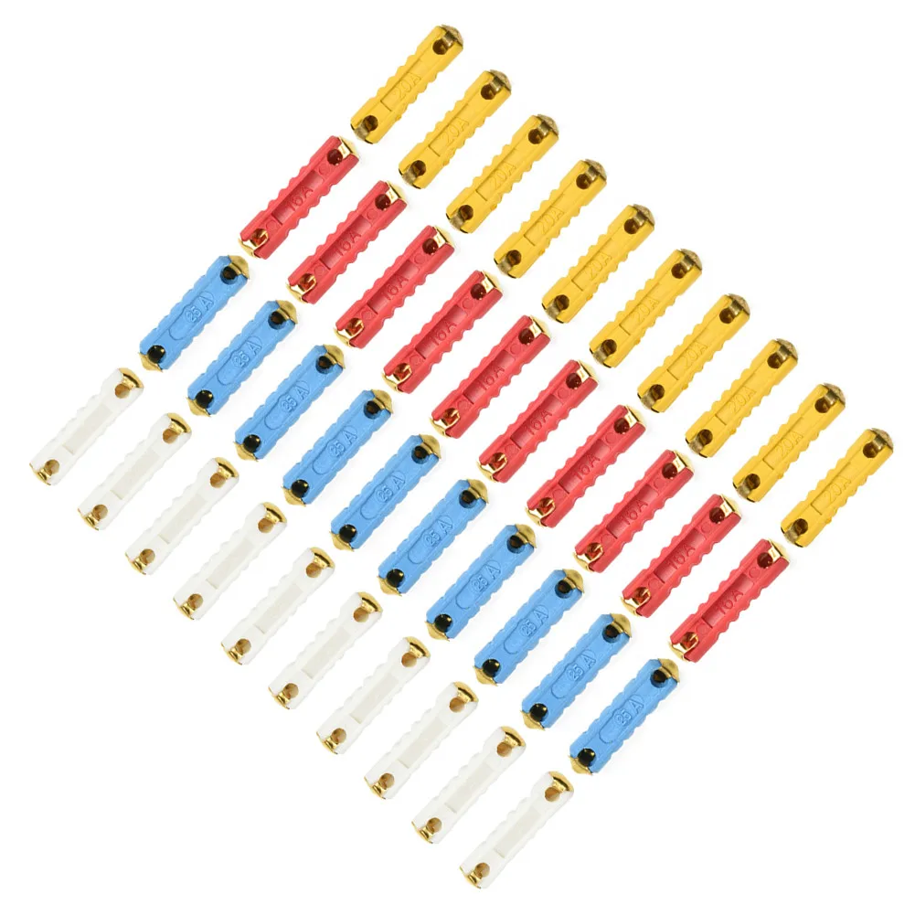 40Pcs/set Car Copper Automotive Bullet Torpedo Ceramic Fuse 5A/8A/16A/25A Automotive Circuit Parts Replacement
40Pcs/set Car Copper Automotive Bullet Torpedo Ceramic Fuse 5A/8A/16A/25A Automotive Circuit Parts Replacement