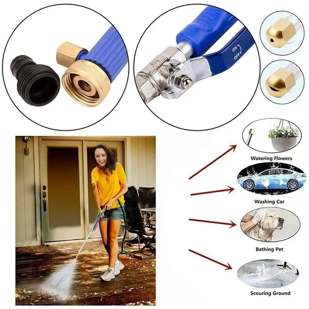 High Pressure Power Washer Watering Sprayer Cleaning Water Lance Hose Watering Garden Jet Tool Nozzle Flower Lance Hydro Wa D9W5
High Pressure Power Washer Watering Sprayer Cleaning Water Lance Hose Watering Garden Jet Tool Nozzle Flower Lance Hydro Wa D9W5