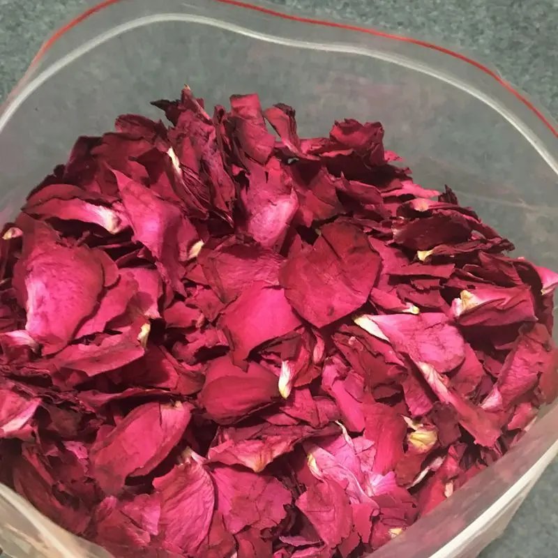 

Romantic 10-250g Natural Dried Rose Petals Bath Dry Flower Petal Spa Whitening Shower Aromatherapy Bathing Supply